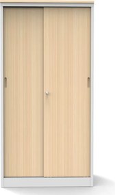 Armário com Portas de Correr em Melamina 1950x1000x420 mm - Ind