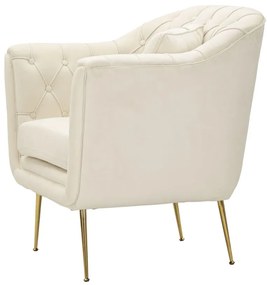 POLTRONA BUDAPEST COM ALMOFADA CM 88X83X91 CREME