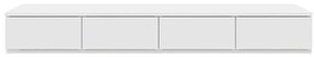 Camas com Gavetas vidaXL Brancas 120x36,5x16,5 cm Madeira Engenheirada