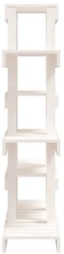 Suporte para plantas 85x25x109,5 cm pinho maciço branco