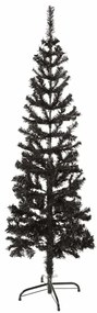 Árvore de Natal fina 150 cm preto