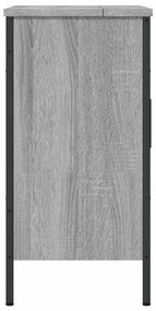 Móvel p/ lavatório 60x30x60cm derivados madeira cinzento sonoma