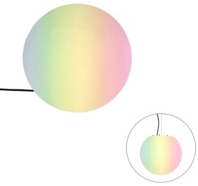 Candeeiro de exterior inteligente branco 35 cm IP65 incl. LED - Nura Moderno