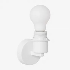 Aplique De Parede Fadila Branco - Sklum