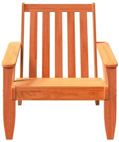 Cadeira jardim Adirondack 75x77x77cm pinho maciça castanho-mel