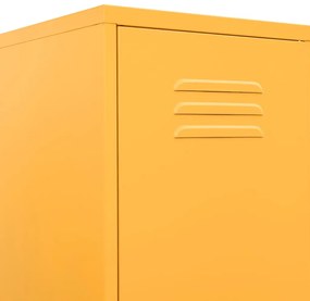 Cacifo 35x46x180 cm aço amarelo mostarda