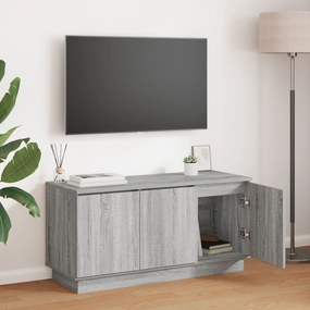 Gabinete para TV Cinzento Sonoma 100x38x49 cm Madeira engenheirada