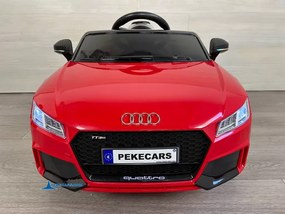 Carro elétrico para crianças AUDI TT RS 12V 2.4G Vermelho