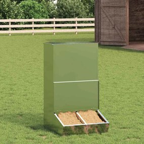 vidaXL Comedouro para Porcos Prateado 55 x 51 x 91,5 cm