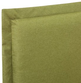 Estrutura de cama 140x200 cm tecido verde