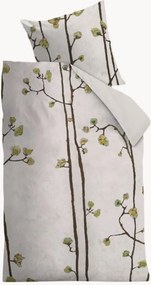 Conjunto de roupa de cama em cetim de algodão Plum Blossoms