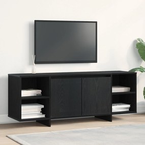 Estante de TV vidaXL - Carvalho Preto - 120x30x40.5 cm - Feito de Made