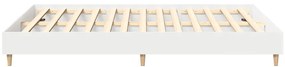 Estrutura de cama sem colchão 150x200 cm branco