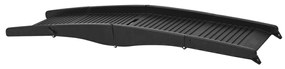 Rampa dobrável para cães 153x40x12,5 cm plástico preto