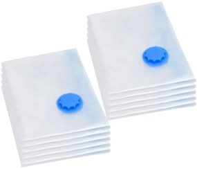 Sacos para arrumação de roupas a vácuo 120x70 cm 10 pcs