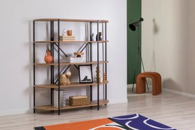 Estante Signa – Atlantic Pine Black – 139x155x34 cm