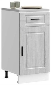 vidaXL Armário base de cozinha Porto derivados madeira cinzento sonoma