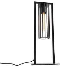 Candeeiro de mesa moderno preto - Balenco Wazo