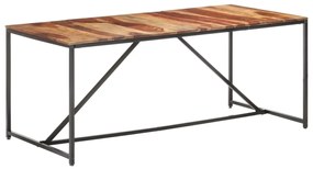 Mesa de jantar 180x90x76 cm madeira maciça