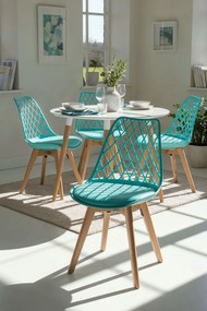 Pack 4 Cadeiras Mima - Água-marinha