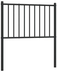 Cabeceira de cama 75 cm metal preto