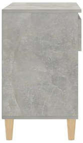 Sapateira 70x36x60 cm derivados de madeira cinzento cimento