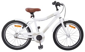 vidaXL Bicicleta Infantil 20 Polegadas para 6-11 Anos branco