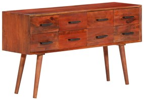 Aparador 110x30x59 cm madeira de mangueira maciça
