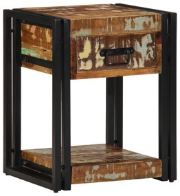 Cabeceira de cama vidaXL 40x35x50 cm Madeira recuperada