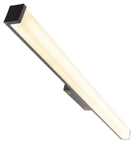 Candeeiro de parede moderno preto 92 cm IP44 - Cascada