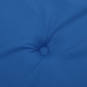 Almofadões para cadeiras altas de jardim 2 pcs tecido azul real