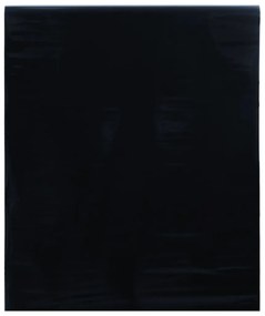vidaXL Película para janela estática 90x500 cm PVC preto fosco