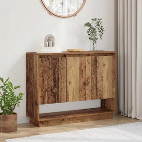 vidaXL Buffet Madeira antiga 97 x 29 x 75 cm Madeira processada