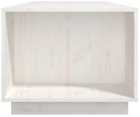 Mesa de centro 110x50x40 cm pinho maciço branco