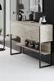 Cômoda Luxe – Travertine Black – 120 cm x 80 cm x 30 cm