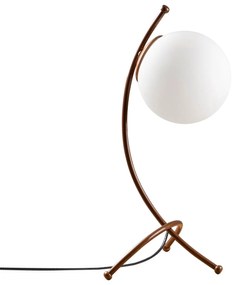 Candeeiro de Mesa Yay – Branco Vintage – 23 x 18 cm
