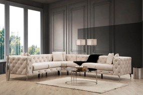 Sofá de Canto Como – Ecru – 310 x 70 x 270 cm