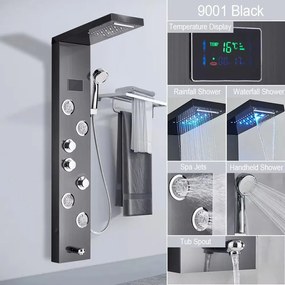 Coluna de Chuveiro de Hidromassagem Verona – Com Display Digital, Torn