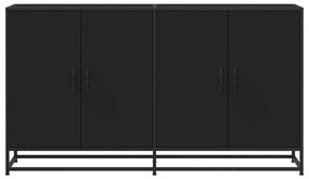 Aparador 134x35x76 cm derivados de madeira preto