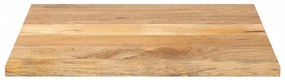 Tampo de mesa quadrado 80x80x3,8 cm mangueira maciça