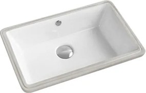 Mexen Venus lavatório embutido 54 x 35 cm, branco - 25415400
