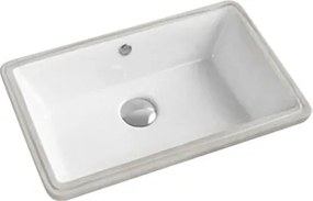 Mexen Venus lavatório embutido 54 x 35 cm, branco - 25415400
