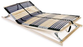 Estrado de ripas com 42 ripas 7 zonas 140x200 cm