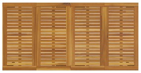 Mesa de Jardim vidaXL 180x90x75 cm em Madeira de Acácia Sólida e Metal