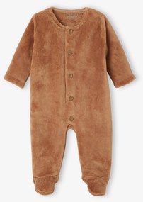 Sobrepijama padrão animal ou coração, para recém-nascido  chocolate