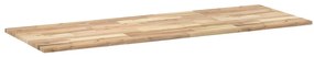 Tampo de mesa retangular 120x50x2 cm madeira de acácia maciça