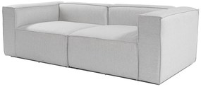 Sofá de 2 Lugares Fora – Cinzento Claro – 66x248 cm
