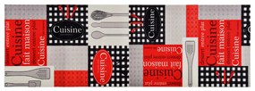 vidaXL Tapete de cozinha lavável com design Cuisine 60x300 cm