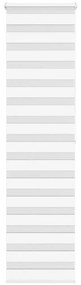 vidaXL Cortina de zebra 60x200 cm largura do tecido 55,9 cm poliéster