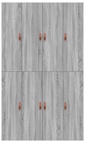 Cama de Armazenamento vidaXL Cinza Sonoma 120x190 cm